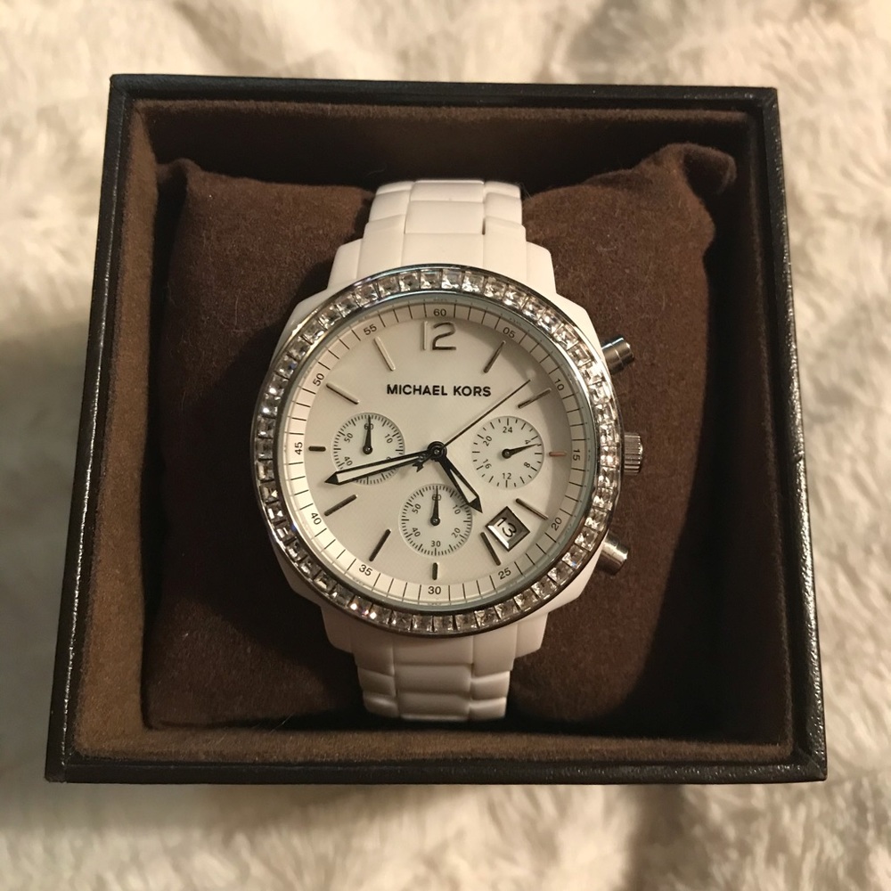 Michael Kors Women’s White Ceramic Watch
